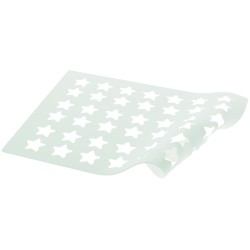 PLAQUE CHABLON SILICONE - 42 étoiles Ø 34xép1.5 mm
