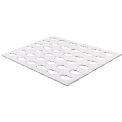 PLAQUE CHABLON SILICONE - 36 étoiles 40x22.6xép2 mm - 1.2ml (lot de 2