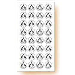 POCHETTE DE 128 ADHÉSIFS Pingouin