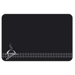 ETIQUETTE 105x70 mm noire, Tout Comprix Charcuterie Traiteur, neutre,