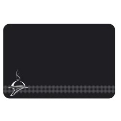 ETIQUETTE 120x80 mm noire, Tout Comprix Charcuterie Traiteur, neutre,