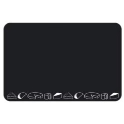 ETIQUETTE 105x70 mm noire, Tout Comprix Fromages, neutre, sans pique 