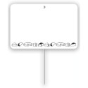 ETIQUETTE 105x70 mm blanche, Tout Comprix Fromages, neutre, pique ino