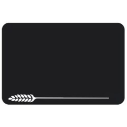 ETIQUETTE 105x70 mm noire, Tout Comprix Boul.Pât., neutre, sans pique