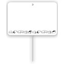 ETIQUETTE 120x80 mm blanche, Tout Comprix Fromages, neutre, pique ino