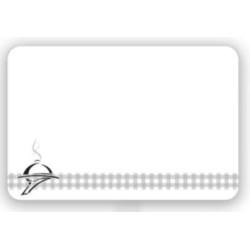 ETIQUETTE 80x60 mm blanche, Tout Comprix Charc. Traiteur, neutre, san