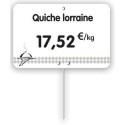 ETIQUETTE 80x60 mm blanche, Tout Comprix Charcuterie Traiteur, à text