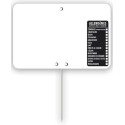 ETIQUETTE 80x60 mm blanche, Tout Comprix Allergènes, neutre, pique in