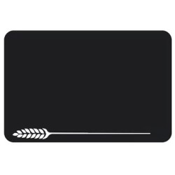 ETIQUETTE 80x60 mm noire, Tout Comprix Boul.Pâtisserie, neutre, sans 