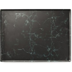 PLAT MELAMINÉ ASPECT MARBRE NOIR