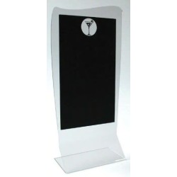 CHEVALET DE TABLE 150X300 mm FUNNY VERRE COCKTAIL (lot de 3)