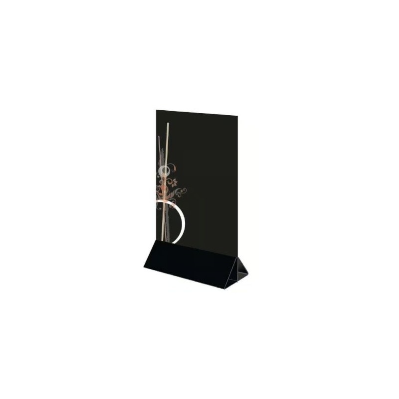 ARDOISE DE TABLE MACAO 150X220 mm - socle noir (lot de 3)