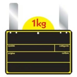 ETIQUETTE SOLENEW VOCC 250X170 mm - disque en ht, grandes pattes (lot
