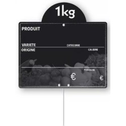 ETIQUETTE 4 SAISONS VOCC 200x150 mm - disque en ht, grandes pattes (l