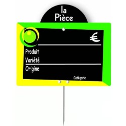 ARDOISE EUROARDOISE VOC 200X150 mm - disque poids en haut, pique inox