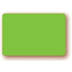 ÉTIQUETTE 120x80 mm fluo vert, sans roulettes, sans attachement (lot 