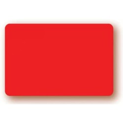 ÉTIQUETTE 120x80 mm fluo rouge, sans roulettes, sans attachement (lot