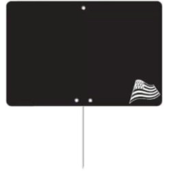 ETIQUETTE NOIRE BRETAGNE 150x100 mm – sans roulettes, pique inox (lot