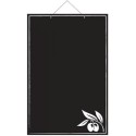 PANNEAU PROVENCE 400x600 mm – PVC expansé noir 3 mm, fil nylon
