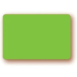 ÉTIQUETTE 60x40 mm fluo vert, sans roulettes, sans attachement (lot d