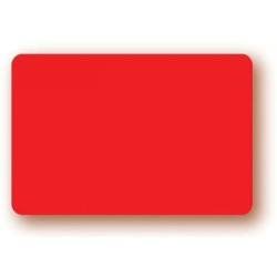 ÉTIQUETTE 80x60 mm fluo rouge, sans roulettes, sans attachement (lot 