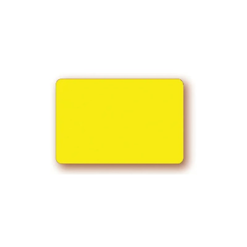 ÉTIQUETTE 80x60 mm fluo jaune, sans roulettes, sans attachement (lot 