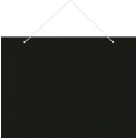 ARDOISE 200x150 mm – noire, fil nylon, 1 feutre craie blanc pointe ro