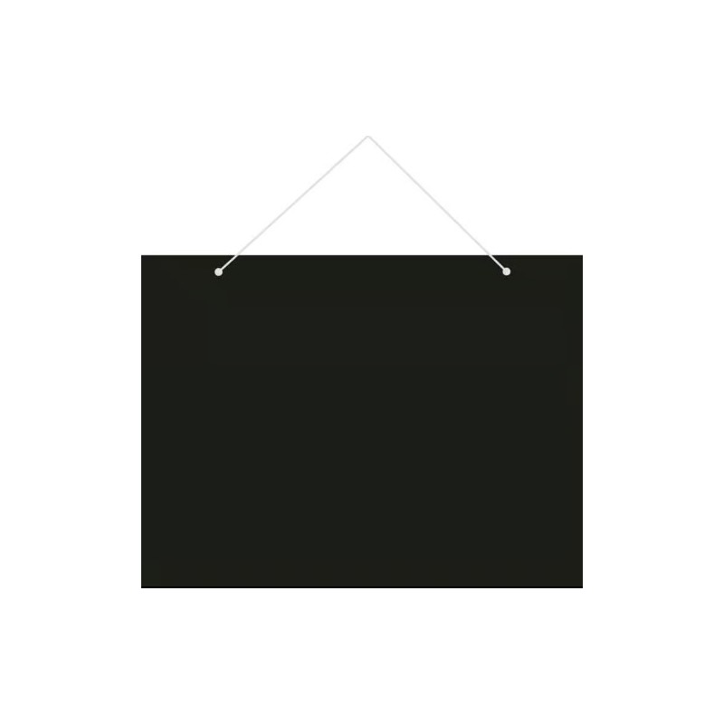 PANCARTE 300x200 mm – ardoise noire, fil nylon (lot de 10)