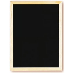 TABLEAU ARDOISINE 400x600 mm – noire, cadre pin