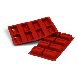 PLAQUE SILICONE SAVARINS RECTANGULAIRES