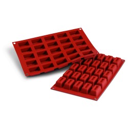 PLAQUE SILICONE 300X175 - 8 savarins 43.6x26xht22 mm - 16ml