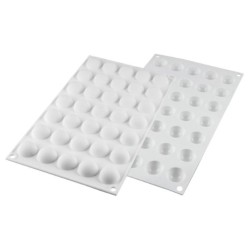 PLAQUE SILICONE 300X175 - 35 micro dômes Ø 26xht14 mm - 5ml