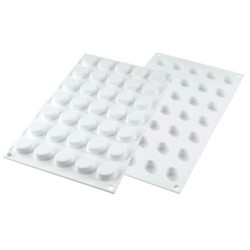 PLAQUE SILICONE 300X175 - 35 micro ovales 26x19xht12 mm - 5ml