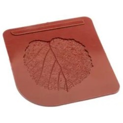 KIT MOULE SILICONE - Feuille noisetier 82x75 mm