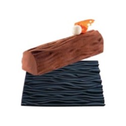 TAPIS DECOR SILICONE - Imprimé faux bois 250x185xht6 mm