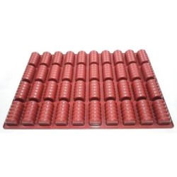 PLAQUE SILICONE 600X400 - 40 lampions 80x42xht37 - 90ml