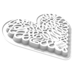 KIT MOULE SILICONE - 1 cœur level heart 210x173xht21 mm - 580ml