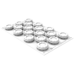 PLAQUE SILICONE 300X175 - 18 charlottes Ø 38xht18 mm - 16ml