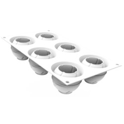 PLAQUE SILICONE 300X175 - 6 atomes Ø 63xht55 mm - 75ml