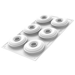 PLAQUE SILICONE 300X175 - 8 sara Ø 75xht30 mm - 98ml