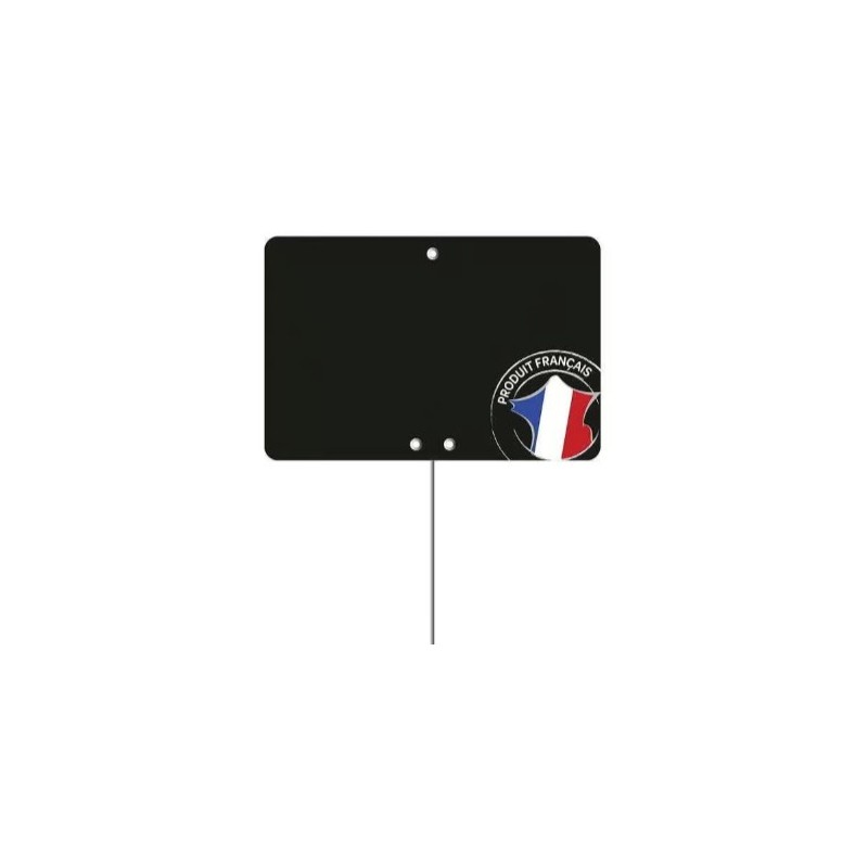 ETIQUETTE PRODUIT FRANÇAIS 150x100 mm - sans roulettes, pique inox (l