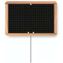 ETIQUETTE ÉCOLIÈRE NEUTRE 70x50 mm - sans roulettes, pique inox (lot 