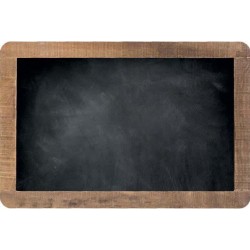 ETIQUETTE RUSTIK 240x160 mm - neutre, sans roulettes, sans attachemen