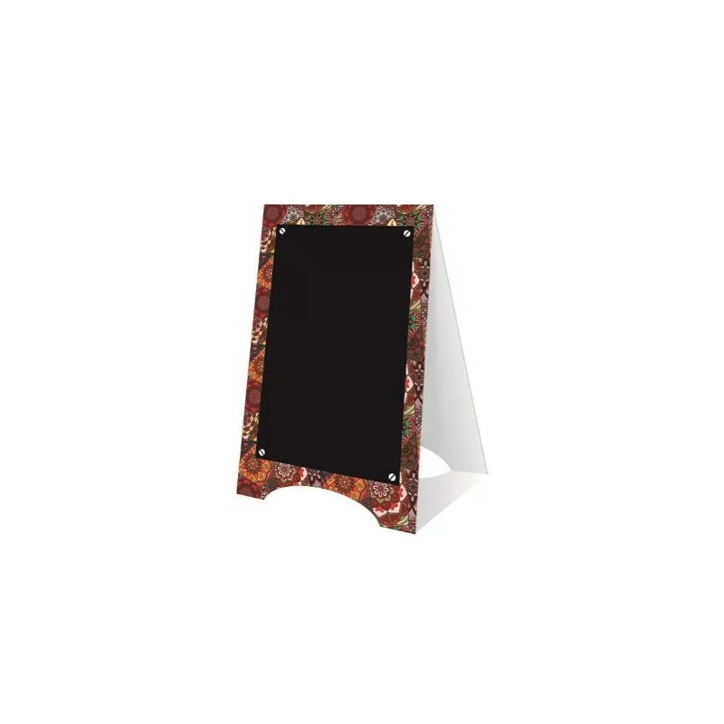 CHEVALET PONDICHERY 60x100 mm - neutre + découpe, 1 pliage (lot de 10