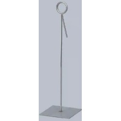 PORTE-PANCARTE INOX - hauteur 220 mm (lot de 3)