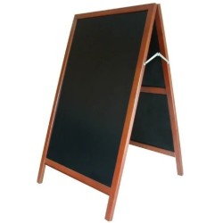 CHEVALET DE TROTTOIR PM ALIZÉ - entourage bois exotique teinté