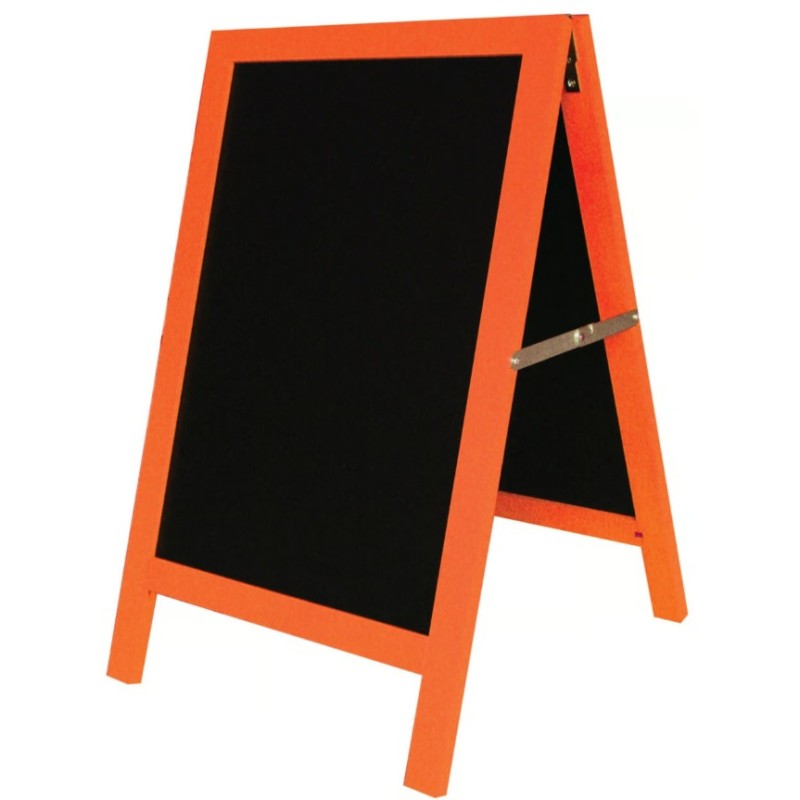 CHEVALET DE TROTTOIR ARLEQUIN PM - orange