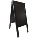 CHEVALET DE TROTTOIR 1150x560 mm - teinté noir vieilli