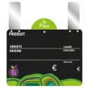 ETIQUETTE BON ET LOCAL 200x150 mm - VOCC, disque poids, grandes patte