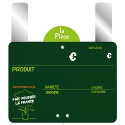 ETIQUETTE CONSOMMER LOCAL…FRANCE 200x150 mm - neutre, grandes pattes 